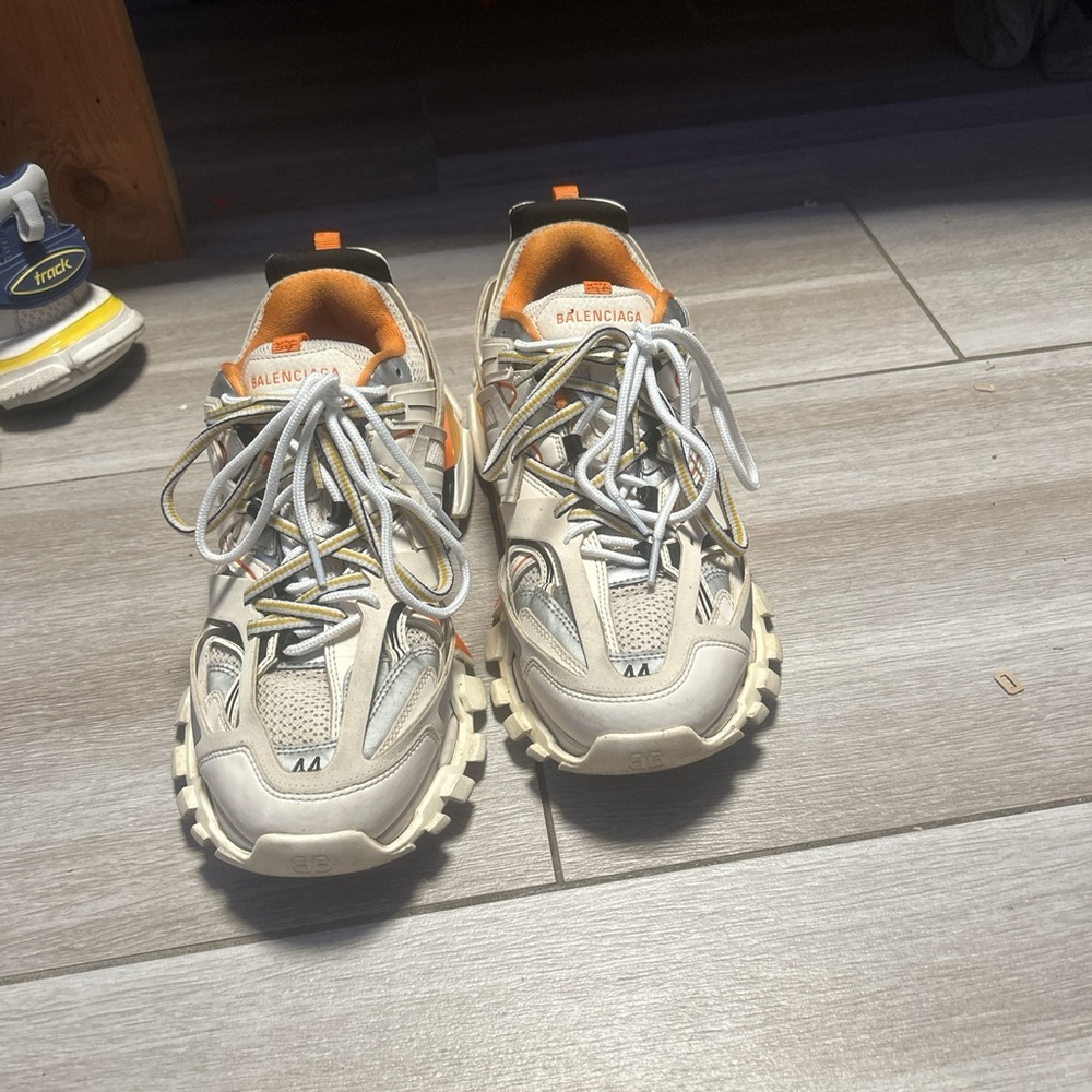 ORANGE N WHITE BALENCIAGA TRACK